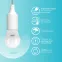 Лампа светодиодная LED 10 Вт 730 лм 4100К шар P45 нейтральный E27 AC 220В Elementary Gauss