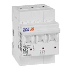 Выключатель автоматический трехполюсный 50А C 4,5кА AC OptiDin BM63-3C50-4,5-УХЛ3