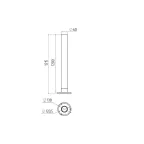 Опора пластиковая 1,2 м. для светильников НТУ Н-1200 mm | Б0048089 | ЭРА