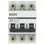 Выключатель нагрузки модульный ВН-29 3P 16А EKF Basic | SL29-3-16-bas | EKF