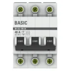 Выключатель нагрузки модульный ВН-29 3P 40А EKF Basic | SL29-3-40-bas | EKF