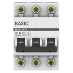 Выключатель нагрузки модульный ВН-29 3P 40А EKF Basic | SL29-3-40-bas | EKF