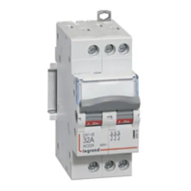 Выключатели-разъединители DX3-IS - 2П - 400 В~ - 32 А - 1 модуль | 406434 | Legrand