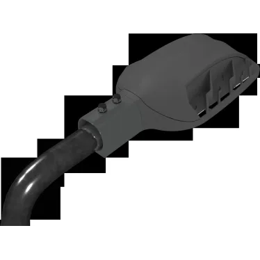 Светильник уличный LED Street 9M 35Вт Ш27 4000K консольный IP66 темно-серый