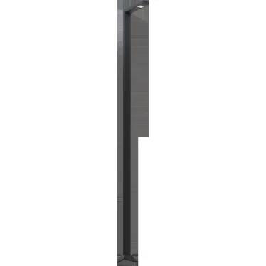 Светильник с опорой POKER LED 55W DW 730 RAL900 5 L-SHAPE 6M (в комплекте ЗДФ)