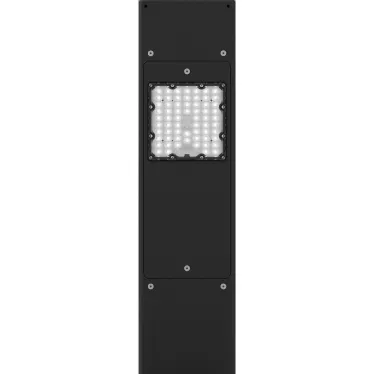 Светильник с опорой POKER LED 55W DW 730 RAL900 5 L-SHAPE 6M (в комплекте ЗДФ)