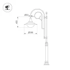 Светильник светодиодный OXOR-AMPIL-LUZ-580х480-100W Day4000 (BK, 120 deg, 230V) IP65 (ARL, IP65 Металл, 3 года)