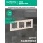 Рамка трехпостовая ATLASDESIGN универсальная бежевый
