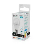 Лампа светодиодная LED 12 Вт 920 лм 4100К шар P45 нейтральный E14 AC 220В Elementary Gauss