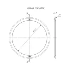 Кольцо уплотнительное для двустенной трубы d200 мм (2шт/40шт уп/кор)