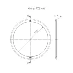 Кольцо уплотнительное для двустенной трубы d160 мм (2шт/100шт уп/кор)