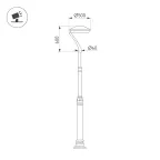 Светильник светодиодный OXOR-ORNE-G2-500x600-35W Day4000 (BK, 120 deg, 230V) IP65 (ARL, IP65 металл, 3 года)