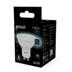 Лампа светодиодная LED 7 Вт 630 лм 4100К софит MR16 нейтральный GU10 AC 220В Black Gauss