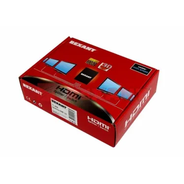 Делитель гнездо HDMI на 3 гнезда HDMI, металл | 17-6900 | REXANT