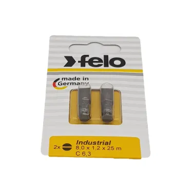 Бита Плоская шлицевая 8X1,2X25, серия Industrial, 2шт в блистере