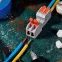 Клемма СМК 222-422R проходная разъемная 2 полюса серая 0,2-2,5/4мм2, 5 шт.