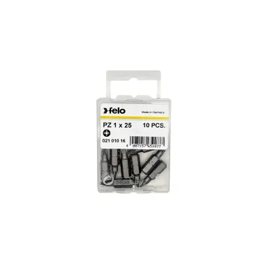 Бита крестовая серия Industrial PZ 1X25, 10 шт в пластиковом боксе