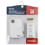 Звонок электронный UDB-091W-R1T1-36S-WH 220В 36 мелодий Блистер Белый ТМ Uniel
