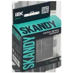 SKANDY Кнопка звонка с индикацией для отелей 10А SK-V17Bl черный IEK