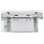 SKANDY Кнопка звонка с индикацией для отелей 10А SK-V17W арктический белый IEK