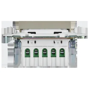 SKANDY Кнопка звонка с индикацией для отелей 10А SK-V17B бежевый IEK