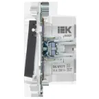 SKANDY Кнопка звонка с индикацией для отелей 10А SK-V17T титан IEK