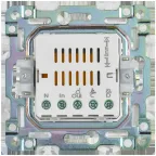 SKANDY Кнопка звонка с индикацией для отелей 10А SK-V17G графит IEK