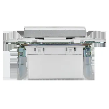 SKANDY Кнопка звонка с индикацией для отелей 10А SK-V17S серебряный IEK