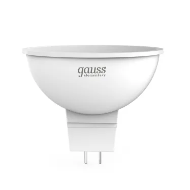 Лампа светодиодная LED 7 Вт 550 лм 4100К софит MR16 нейтральный GU5.3 AC 220В Elementary Gauss