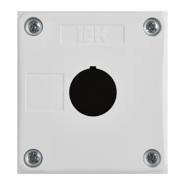Корпус КП101-Р для кнопок 1 место белый IEK