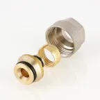 Соединитель обжимной 16 (2.0)x3/4' EK для металлополимерной трубы