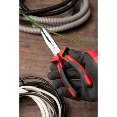 Длинногубцы изогнутые Master 200 мм EKF Basic|dgi-200-mas|EKF