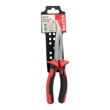 Длинногубцы изогнутые Master 200 мм EKF Basic|dgi-200-mas|EKF