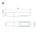 Светильник светодиодный OXOR-NOXT-EMP-718x100-50W Day4000 (BK, 120 deg, 230V) IP65 (ARL, IP65 Металл, 3 года)