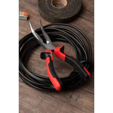 Длинногубцы изогнутые Master 200 мм EKF Basic|dgi-200-mas|EKF