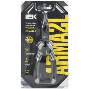 Тонкогубцы изогнутые 160мм K4 ARMA2L 6