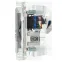 SKANDY Розетка двойная TV+RJ45 кат.6E SK-A15N никель IEK