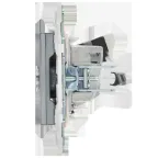 SKANDY Розетка двойная TV+RJ45 кат.5E SK-A14N никель IEK
