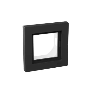Эпика Рамка 1-местная IP44 черный пластик EKF