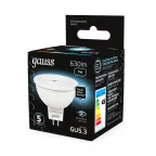 Лампа светодиодная LED 7 Вт 630 лм 4100К софит MR16 нейтральный GU5.3 AC 220В Black Gauss