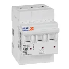                  Выключатель автоматический трехполюсный 16А C 4,5кА AC OptiDin BM63-3C16-4,5-УХЛ3
               