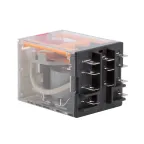 Реле миниатюрное силовое, 3CO, ком. ток 16А, AgSnO?, напряжение 115V AC, опция: тест-кнопка+светодиод