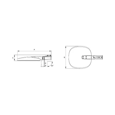 Светильник светодиодный SKYLINE LED 30W DK 730 RAL9006 | 1707000050 | Световые Технологии