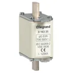 Предохранитель типа gG - размер 00 - с индикатором - 100 A | 016345 | Legrand
