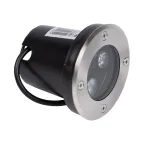 ULU-B10A-3W/RGB IP67 GREY Светильник светодиодный уличный. Архитектурный встраиваемый. RGB свет. Корпус серый. TM .