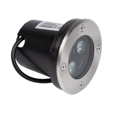 ULU-B10A-3W/RGB IP67 GREY Светильник светодиодный уличный. Архитектурный встраиваемый. RGB свет. Корпус серый. TM .