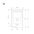 Светильник светодиодный ART-GROUND-ZOOM-R100-15W Warm3000 (SL, 20-40 deg, 24V) (ARL, IP67 металл, 3 года)