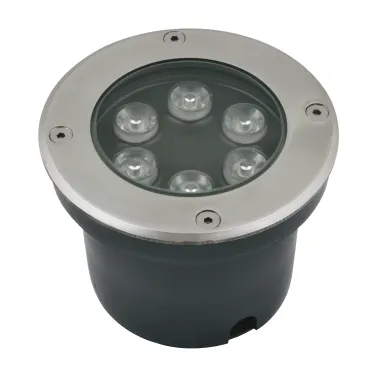 ULU-B11A-6W/RGB IP67 GREY Светильник светодиодный уличный. Архитектурный встраиваемый. RGB свет. Корпус серый. TM .