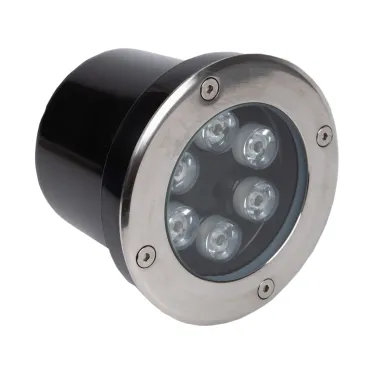 ULU-B11A-6W/RGB IP67 GREY Светильник светодиодный уличный. Архитектурный встраиваемый. RGB свет. Корпус серый. TM .