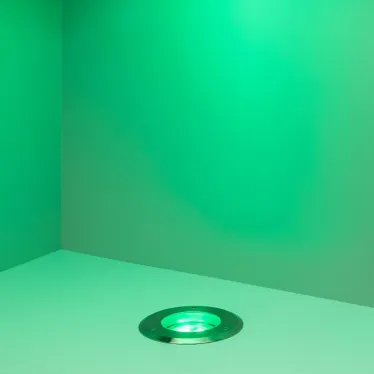 Светильник ART-GROUND-COLOR-TURN-R115-9W RGB (SL, 25 deg, 24V) (arlight, IP67 Металл, 3 года) | 024961 | Arlight